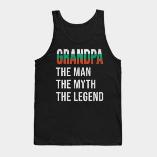 Grand Father Bulgarian Grandpa The Man The Myth The Legend - Gift for Bulgarian Dad With Roots From  Bulgaria Tank Top